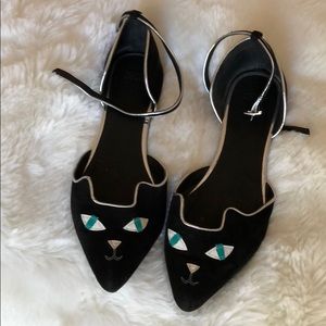 ASOS cat flats in black
